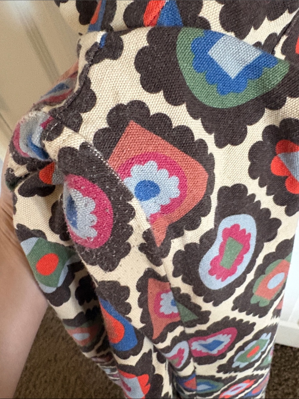 Noble jumpsuit in granny square print - limited edition colorful print - Picture 8 of 10